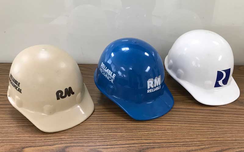 Reliable Contracting Hard hats