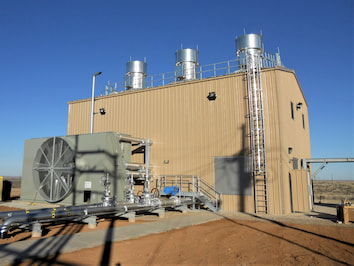 A standalone central compression facility