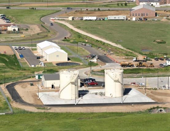 A Fuel Storage Facility on an Air Force Base