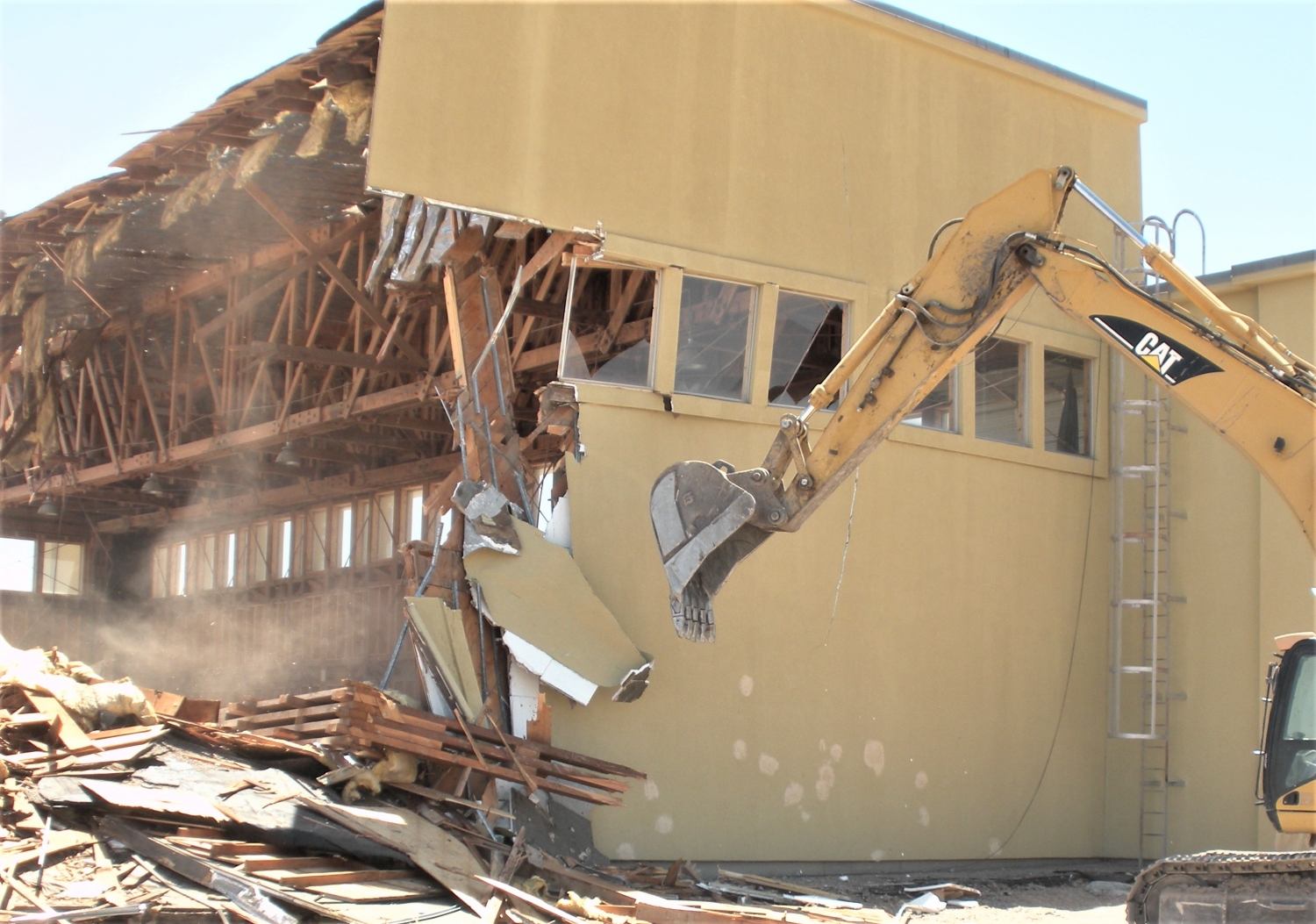 demolishing a fueling facility