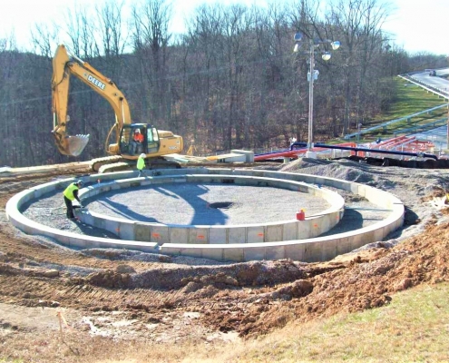 The ring walls for the new GE Aviation Fuel Tank