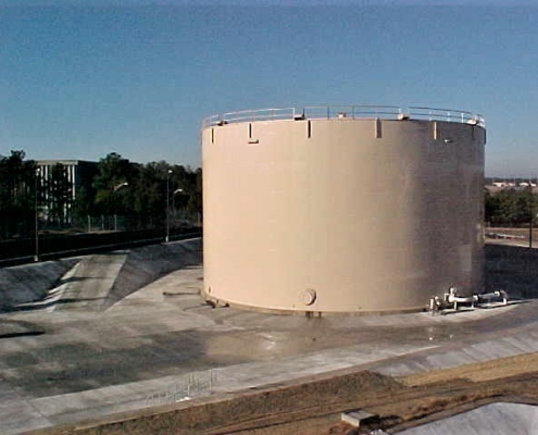 a new 55,000 Bbl fuel storage tank at the Pope Air Force Base