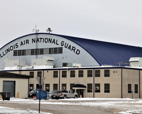 F-16 maintenance hangar facility